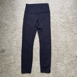 Lululemon black wonder under leggings 25’’